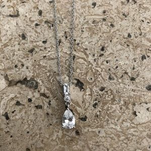 Beautiful CZ necklace and earrings